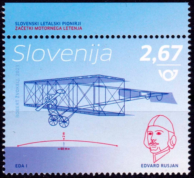 Slowenien Slovenia 2023 Flugzeug aircraft aviation Rusjan Eda I aviation