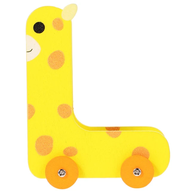 Doll House Miniature Animal Style Storage Cart Wooden Cart Model Storage Holder 2