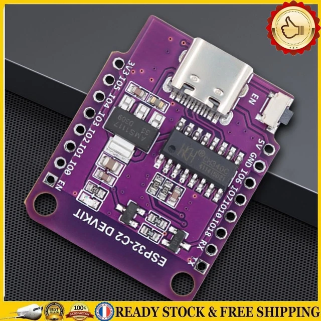 MINI ESP32-C2 DEVELOPMENT Boards CH340G WiFi+BT Dual Core Modules For ...