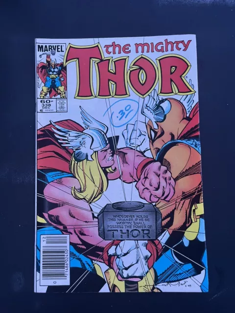 THE MIGHTY THOR #338 2ND Appearance BETA RAY BILL! BRONZE AGE Vintage Marvel VF