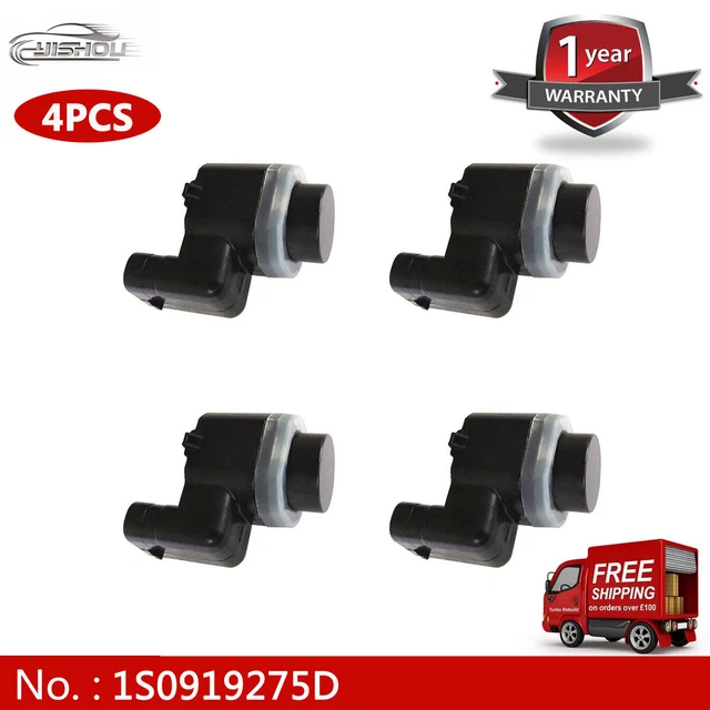 1S0919275D 4X New PDC Parking Bumper Sensor For Audi A1 A3 VW Golf 1S0919275AGRU