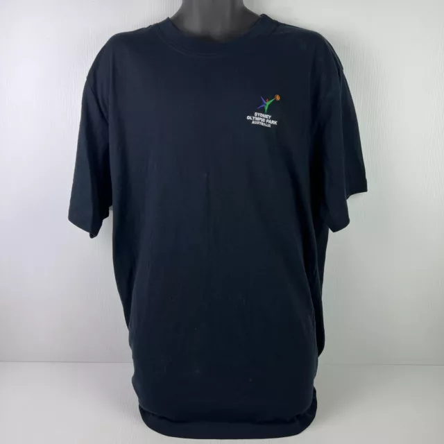 Vintage Sporte Leisure Made in Australia Sydney Olympic Park Embroidered T-Shirt