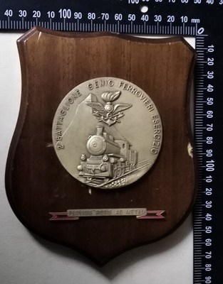 CREST 2° BATTAGLIONE GENIO FERROVIERI ESERCITO ANNI 70 RARITÀ!!! 