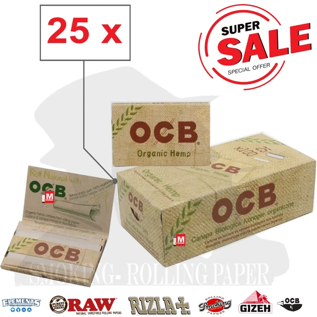 Cartine OCB Canapa Biologica – Formato Corto, Non Sbiancate, Vegan, Confezione Da 50 O 25 Libretti Cartine OCB Canapa Bio - Foto 6