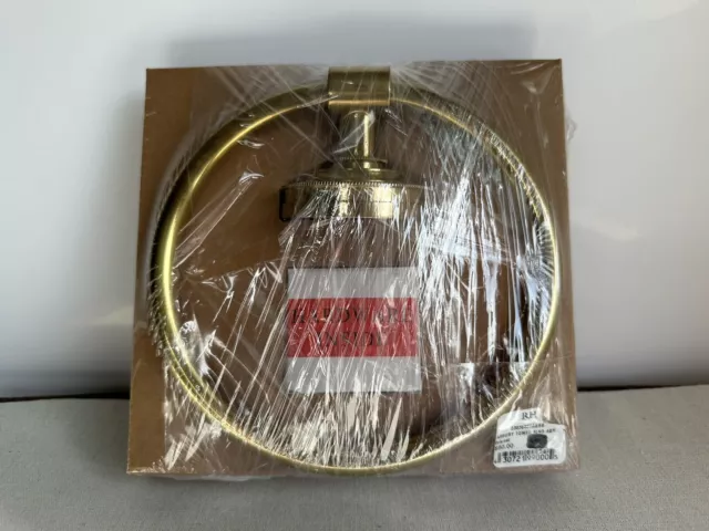 Restoration Hardware Asbury Towel Ring | Finish: Aged Brass