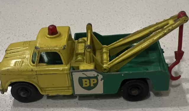 Matchbox / Lesney Series No. 13 Dodge Wreck Truck BP Wrecker / Tow Truck