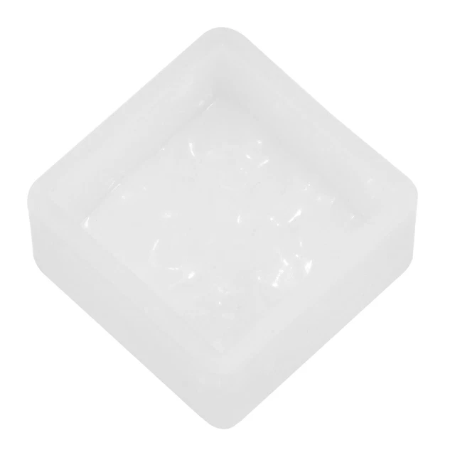 Molde de resina colgante molde ola del océano 1,42""x1,42"" textura de superficie de agua cuadrado