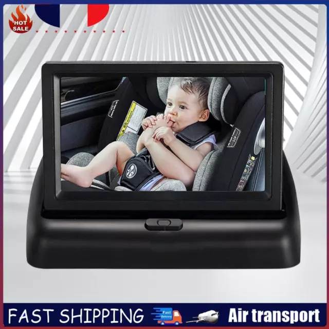 5 Inch Baby Car Mirror HD Rearview Baby Camera LCD Display Infrared Night Vision