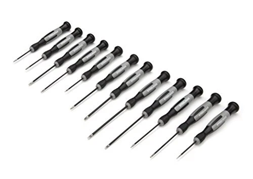 Steelman 12-Piece Diamond Tip Precision Electronics Screwdriver Set Variety o...