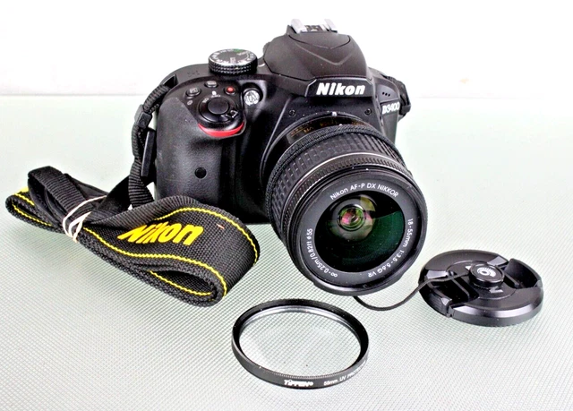 Near-Mint Nikon D3400 w/Nikkor 18-55 DX VR Lens Works Great 2