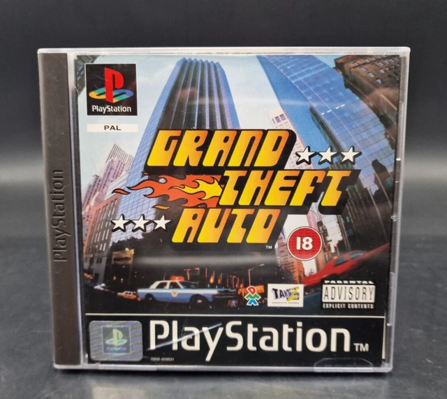 GRAND THEFT AUTO GTA- Sony Playstation 1 PS1 - Complet - PAL - Très Bon ...