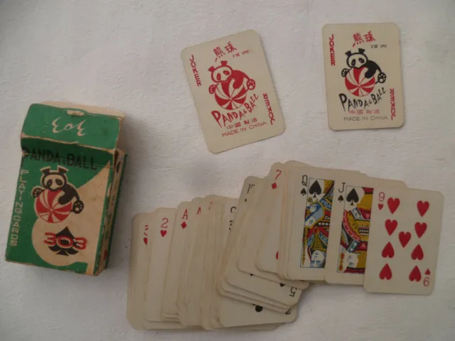 Panda & Ball - Playing Cards 303- Jeu de 54 Cartes Petit Format