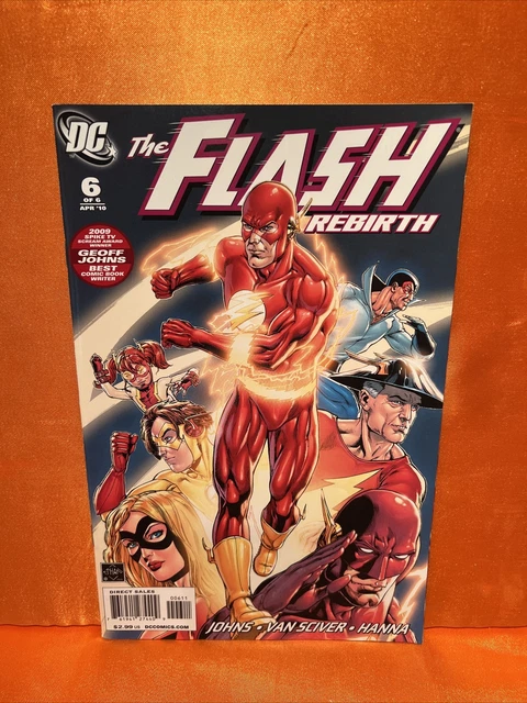 Flash Rebirth #6 DC Comics Geoff Johns  Modern Age