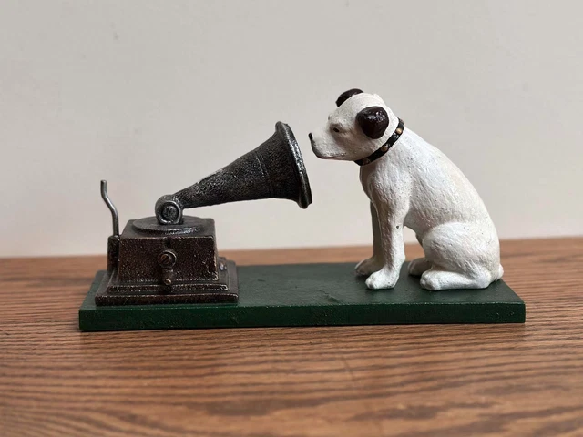 HMV GRAMOPHONE NIPPER Dog Repro Advertising Figure His Masters