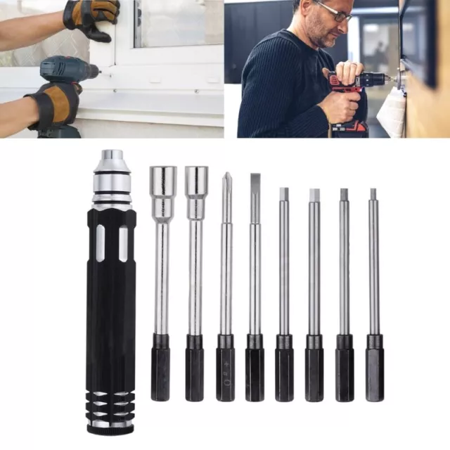 8 in 1 Screwdriver Set Repair Tool Kit Hexagon Socket for Car Plane