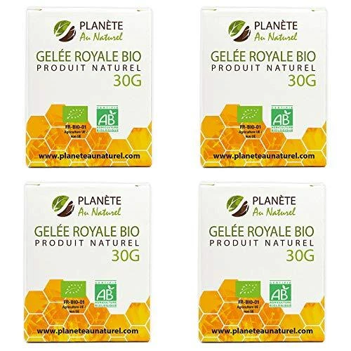 Gelée Royale Bio - 120g - 4 Boites de 30g