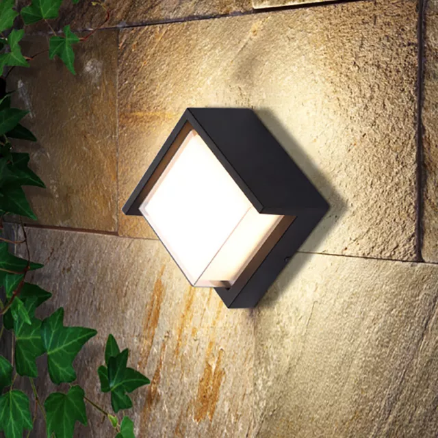 Modern LED Wandleuchte Wandlampe Flur Außen/Innen Leuchte Dekorative Lichter