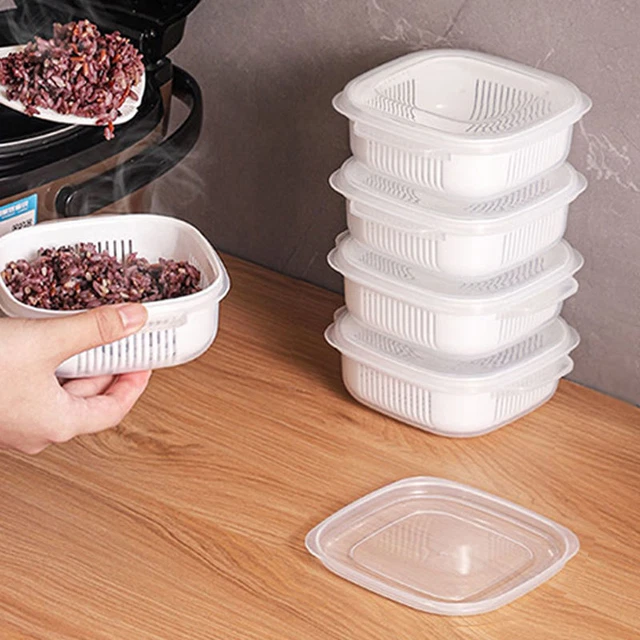 Rice Packaging Preservation Box Can Be Microwave Heated Portable Lunch Box