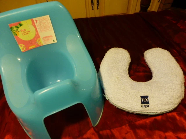 neuf petit pot de chambre pour bébé +repose nuque