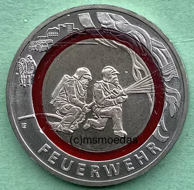 Deutschland 10 Euro Münze 2023 Feuerwehr Sammlermünze Gedenkmünze vorrätig