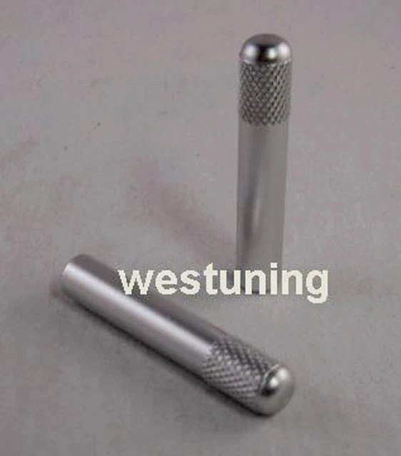 MHW Alu Türpinne Kegel Silber - Innenraum Upgrade Für BMW E30, E36, E34 - 2 Stück Set