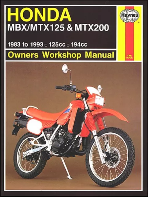 Honda MBX125, MTX125, MTX200 Repair Manual 1983-1993