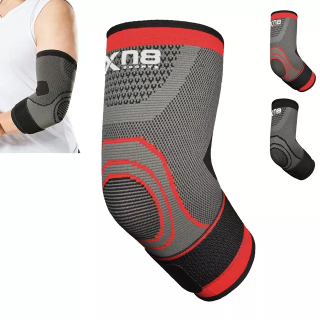 XN8 Elbow Support Compression Sleeve Strap Tennis Golf Brace Arthritis Sport Gym