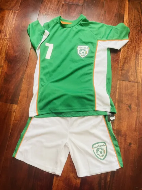 BOYS  Ireland shorts top set age 10. St Patrick’s day NEW W/tags