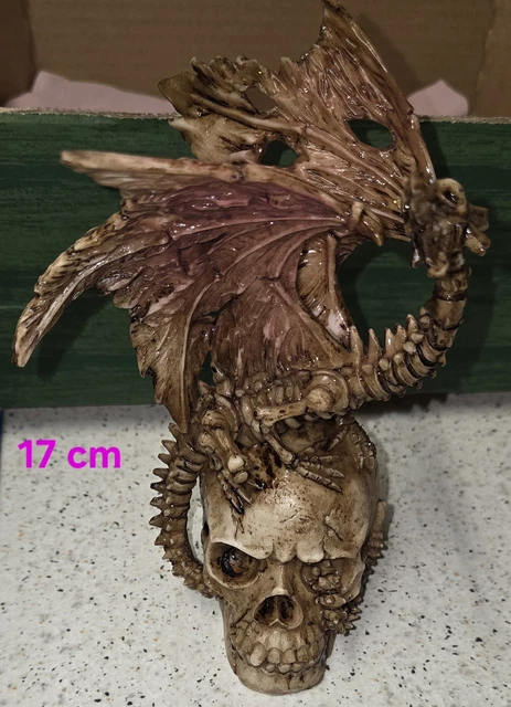 Figurine Dragon Mural Gothique - Coupe Papier Heroic Fantasy En Résine