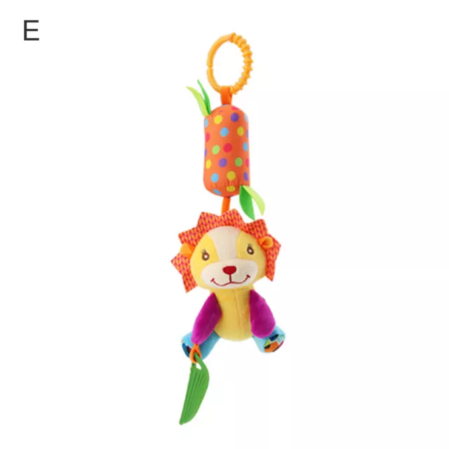 Hanging Plush Rattle Stuffed Crib Decoration Animal Hanging Rattle Plush