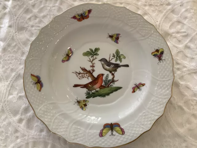 Herend Hungary Rothschild Bird Plate 7 1/2”.