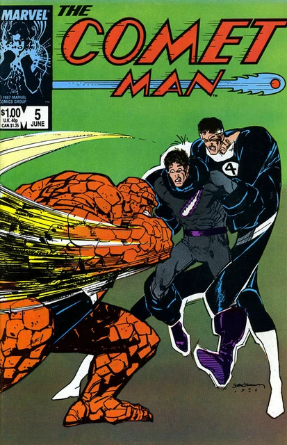Comet Man #5 Marvel Comics June Jun 1987 (FNVF)
