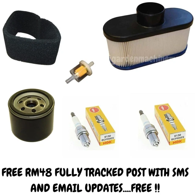 Kit De Servicio Para Motor Kawasaki FS481V - Incluye Aceite SAE30HD Y Bujías De Repuesto