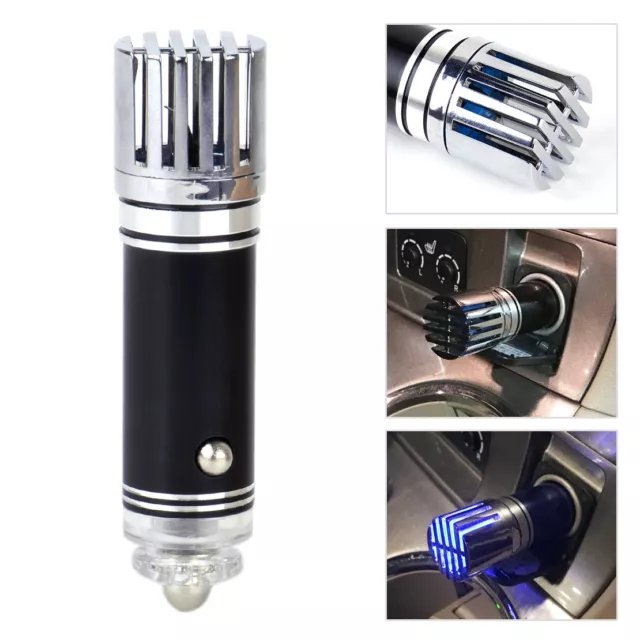 Mini Auto Car Home Fresh Air Ionic Purifier Oxygen Bar Ozone Ionizer Cleaner lp