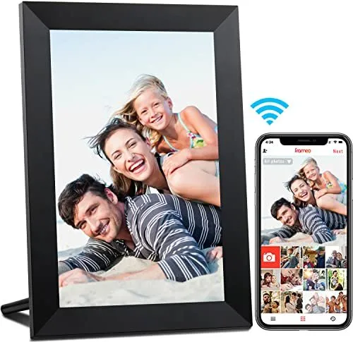 10.1 Inch WiFi Digital Picture Frame, IPS Touch Screen Smart 10.1 inch Black