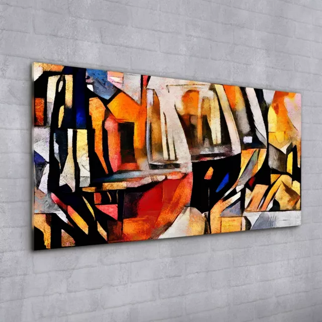 Acrylglasbild Wandbild Plexiglas 100x50 Kunst Weinthemen  Stil  Kubismus