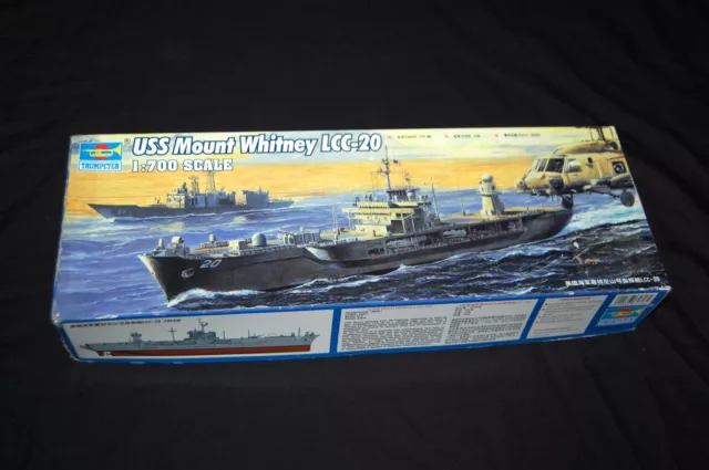 Trumpeter 1/700 Scale USS Mount Whitney LCC-20 Amphibious Command Ship Model Kit