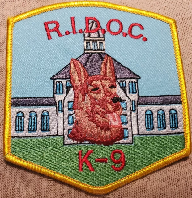 RI Rhode Island Department of Corrections K-9 Shoulder Patch