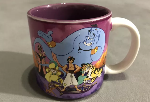 Vintage Walt Disney Classic Aladdin Coffee Mug Made in Japan with Box
