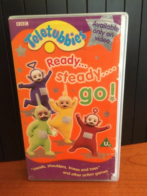 vhs-teletubbies-ready-steady-go-bbcv-6924-inglese-2000-eur-2-50