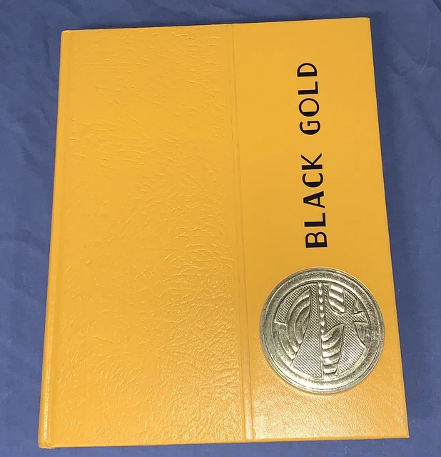 G9 VTG 1974 Ventura High School Annual Yearbook Black & Gold Cougars