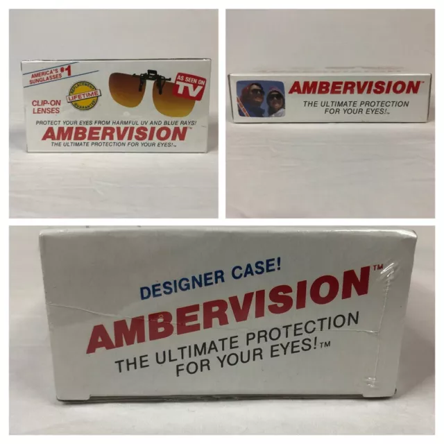 Ambervision Vintage Aviator Sun Glasses Sunglasses TV Rare