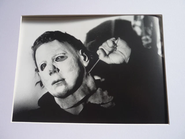 A4 poster ready frame mount HALLOWEEN 1978 Nick Castle Michael Myers knife