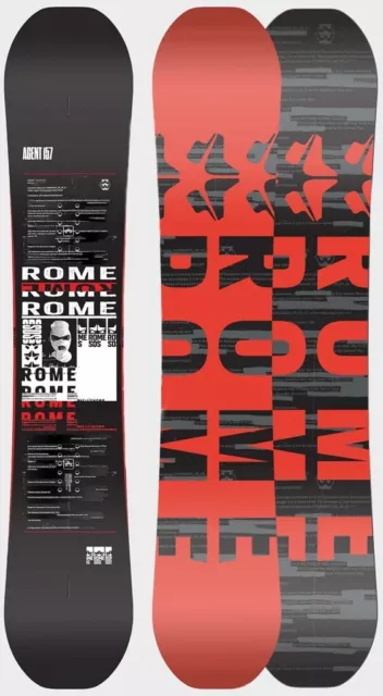 ROME AGENT Snowboard 2022 - 154 cm - FREE SHIPPING [229] NEW ...
