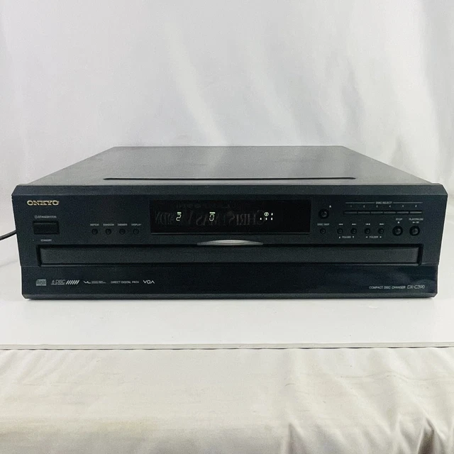 ONKYO DXC390 6DISC CD Player Compact Disc Changer No Remote **READ