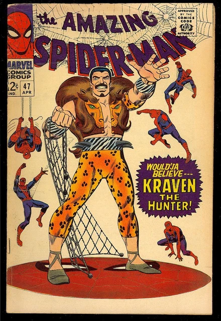 Amazing Spider-Man #47 Nice Unrestored Silver Age Vintage Marvel Comic 1967 VG