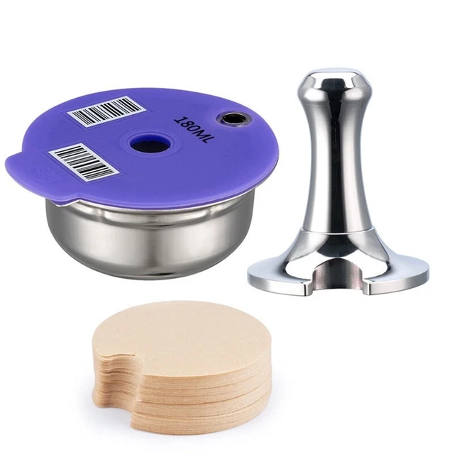 For Tassimo Machine Coffee Capsule Pod Refillable Pod+Pressing Powder Hamme T8H7