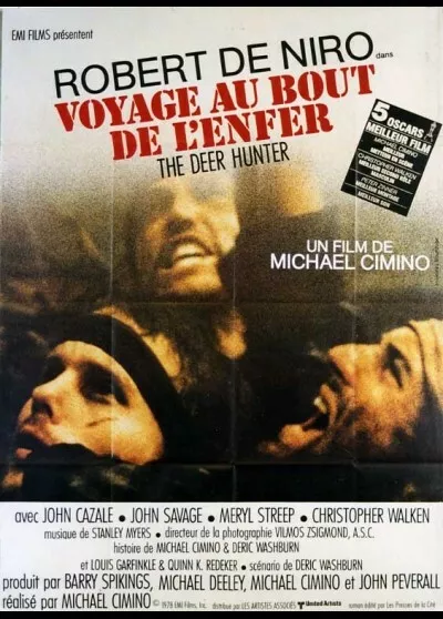 affiche du film VOYAGE AU BOUT DE L'ENFER 120x160 cm