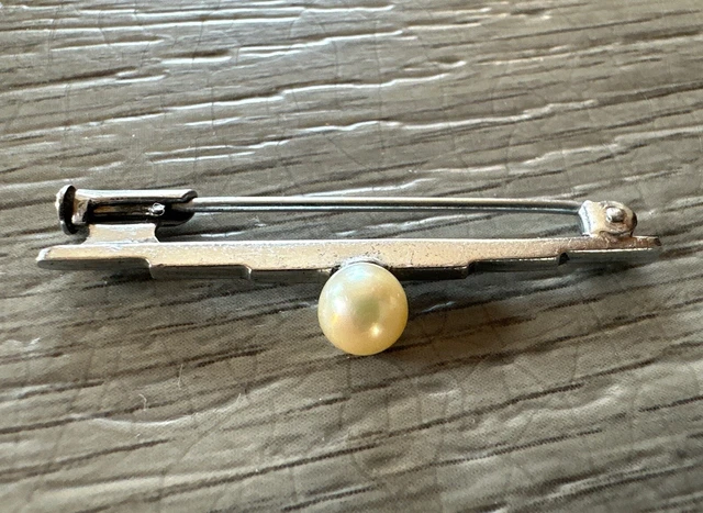Broche Ancienne Art Déco En Argent Massif 925 - Bijou Vintage Occasion, Très Belle Pièce