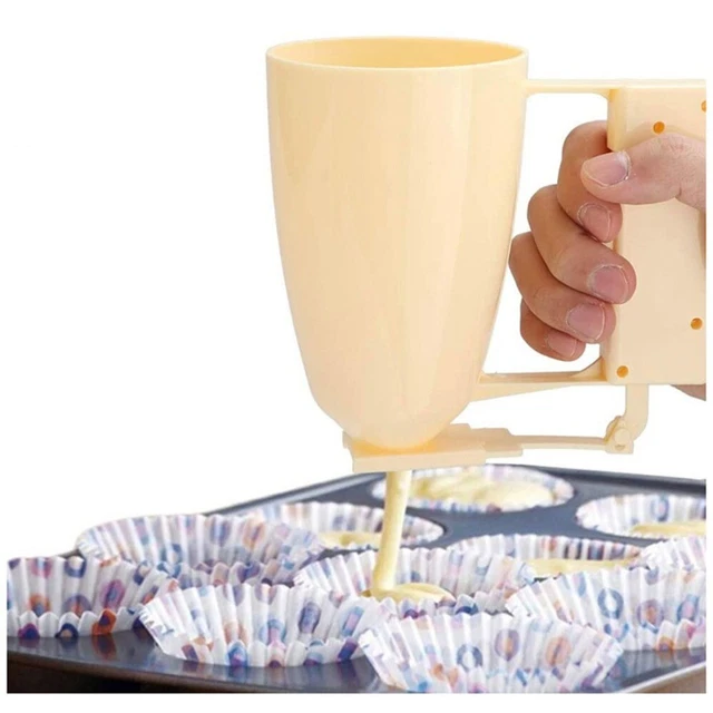 Plastic Hand-held Kitchen Funnel Cake Baking Tool Adjustable Cream Dispenser